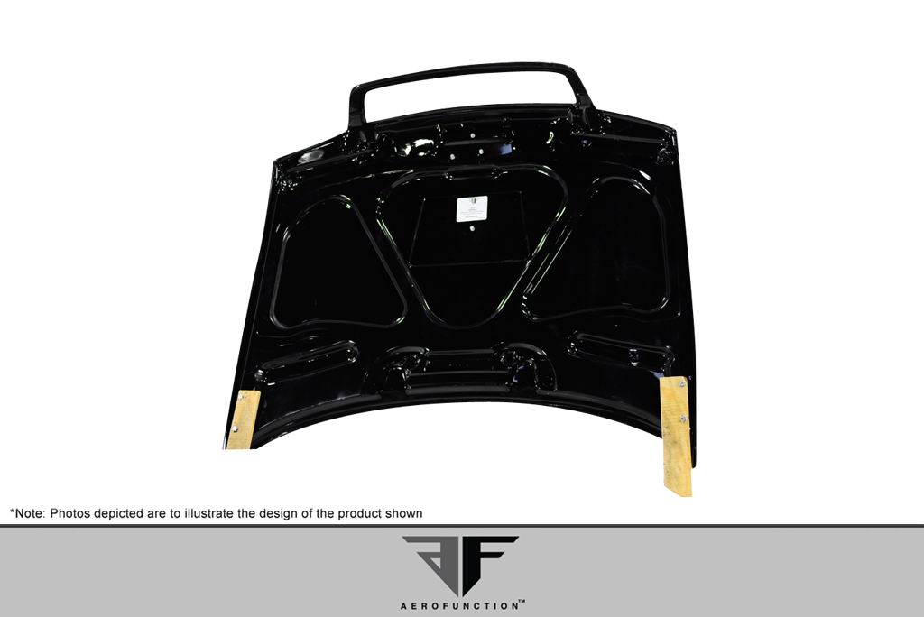 1996-2001 Audi A4 S4 B5 Carbon AF-1 Hood ( CFP ) - 1 Piece