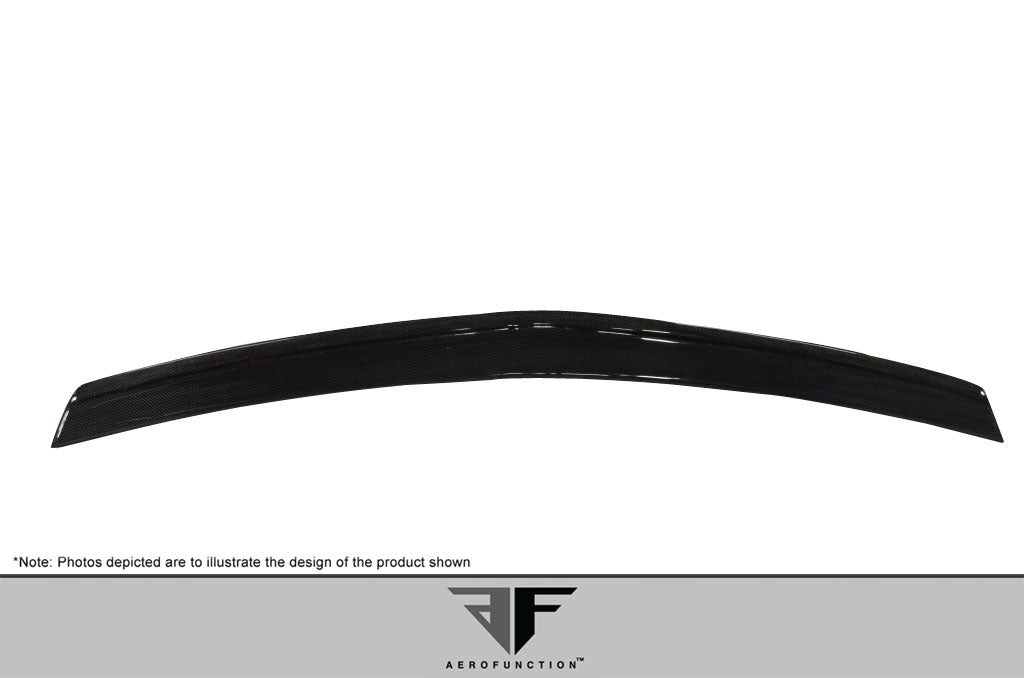 2010-2016 Mercedes E Class W212 4DR Carbon AF-3 Trunk Spoiler ( CFP ) - 1 Piece