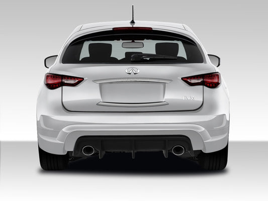 2009-2017 Infiniti FX35 FX50 QX70 Duraflex CT-R Rear Bumper Cover - 1 Piece
