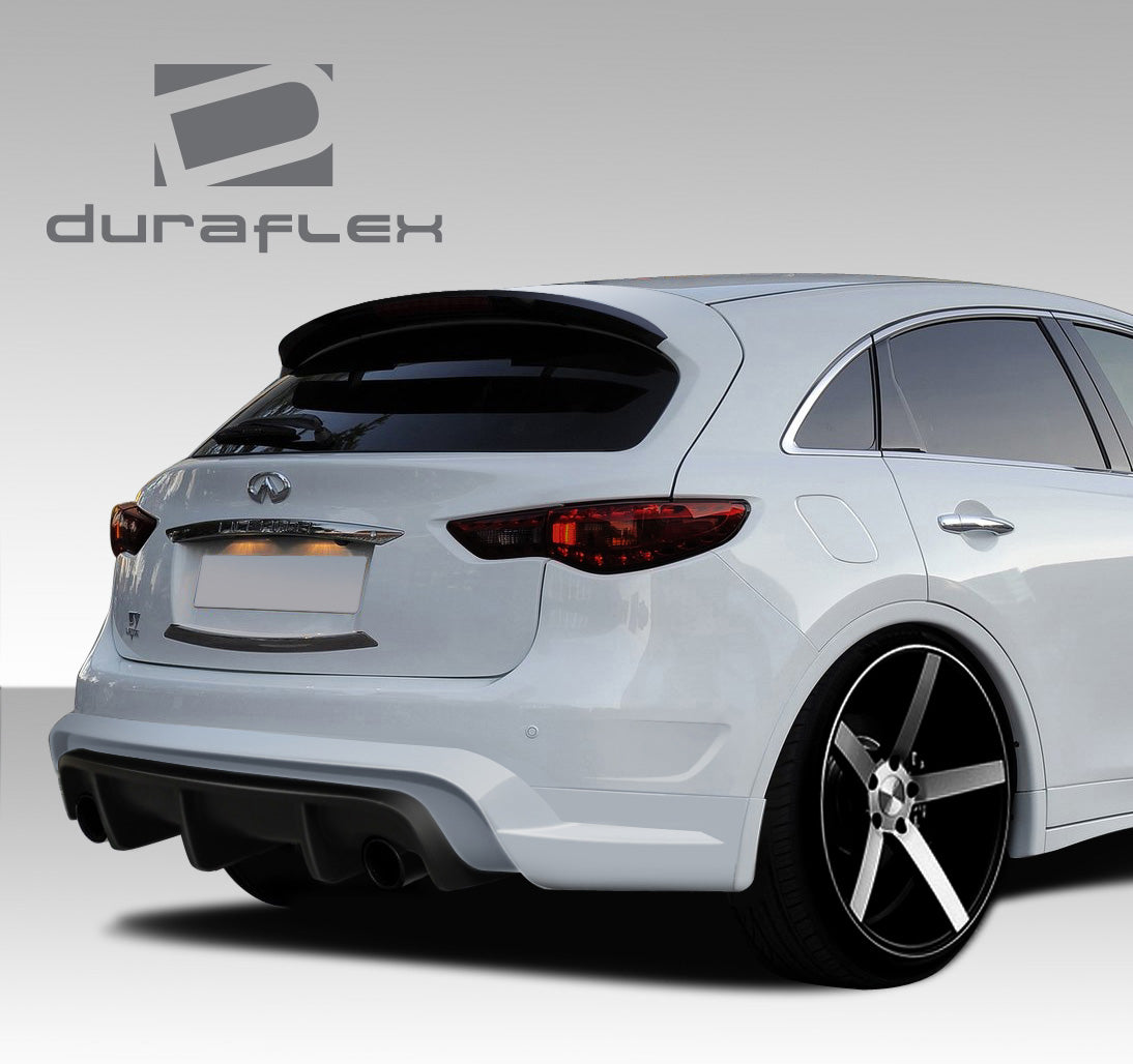 2009-2011 Infiniti FX35 FX50 QX70 Duraflex CT-R Body Kit - 7 Piece - Includes CT-R Front Bumper Cover (108986) CT-R Side Skirt Rocker Panels (108987) CT-R Rear Bumper Cover (108988) CT-R Fenders (108989) CT-R Hood (108990)