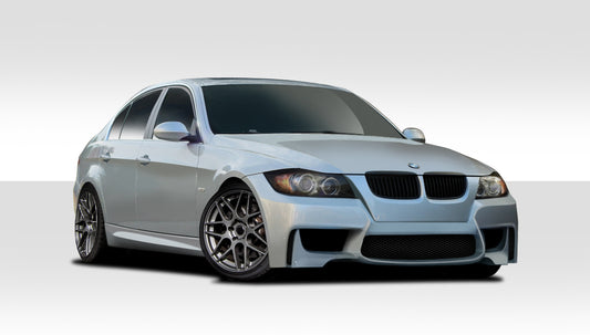 2006-2008 BMW 3 Series E90 4dr Duraflex 1M Look Body Kit - 4 Piece - Includes 1M Look Front Bumper Cover (109018) M3 Look Side Skirts Rocker Panels (106078) M3 Look Rear Bumper Cover (106079)