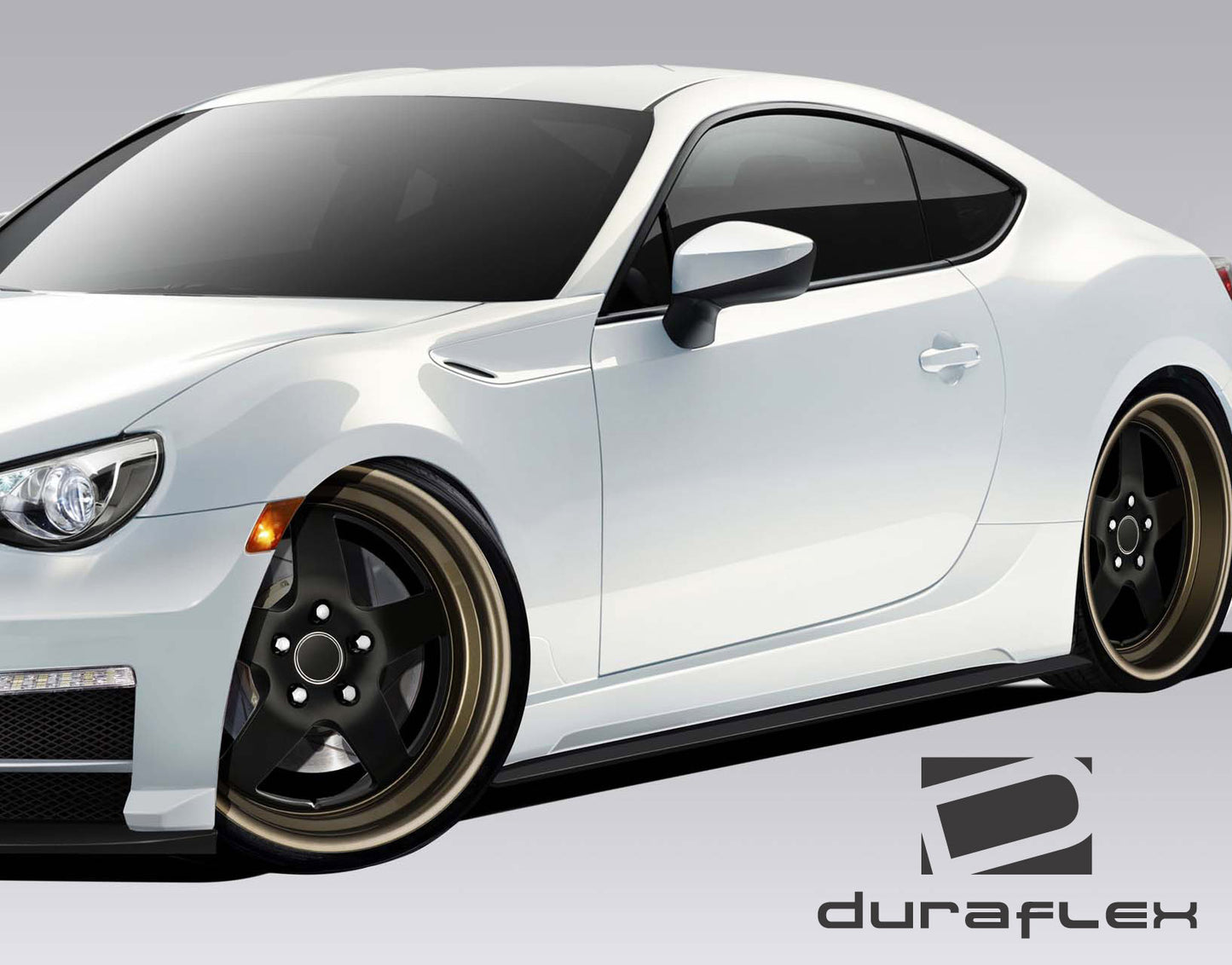 2013-2018 Scion FR-S Toyota 86 Subaru BRZ Duraflex 86-R Body Kit - 4 Piece - Includes 86-R Front Bumper Cover (109049) 86-R Side Skirt Rocker Panels (109050) 86-R Rear Bumper Cover (109051)