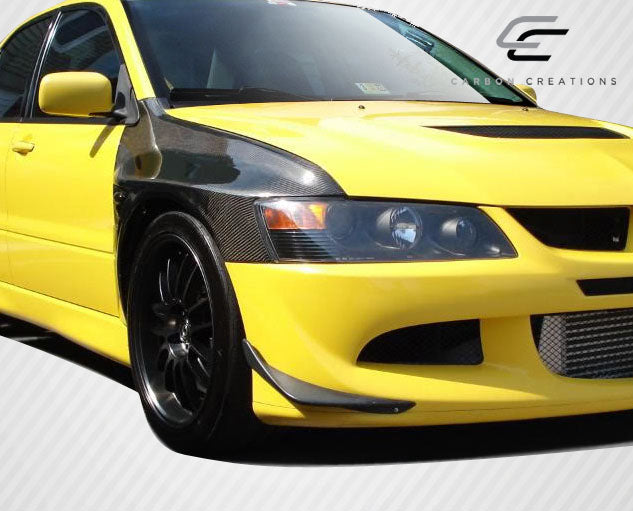 2003-2006 Mitsubishi Lancer Evolution 8 9 Carbon Creations Vented Fenders - 2 Piece