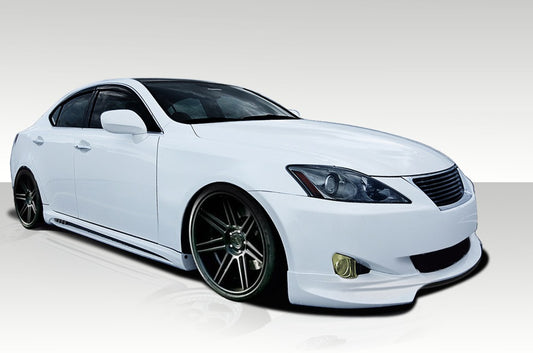 2009-2010 Lexus IS Series IS250 IS350 Duraflex W-1 Body Kit - 5 Piece - Includes W-1 Front Lip Under Spoiler Air Dam (108676) W-1 Side Skirts Rocker Panels (107774) W-1 Rear Lip Under Spoiler Air Dam (108677) W-1 Rear Wing Trunk Lid Spoiler (108678)