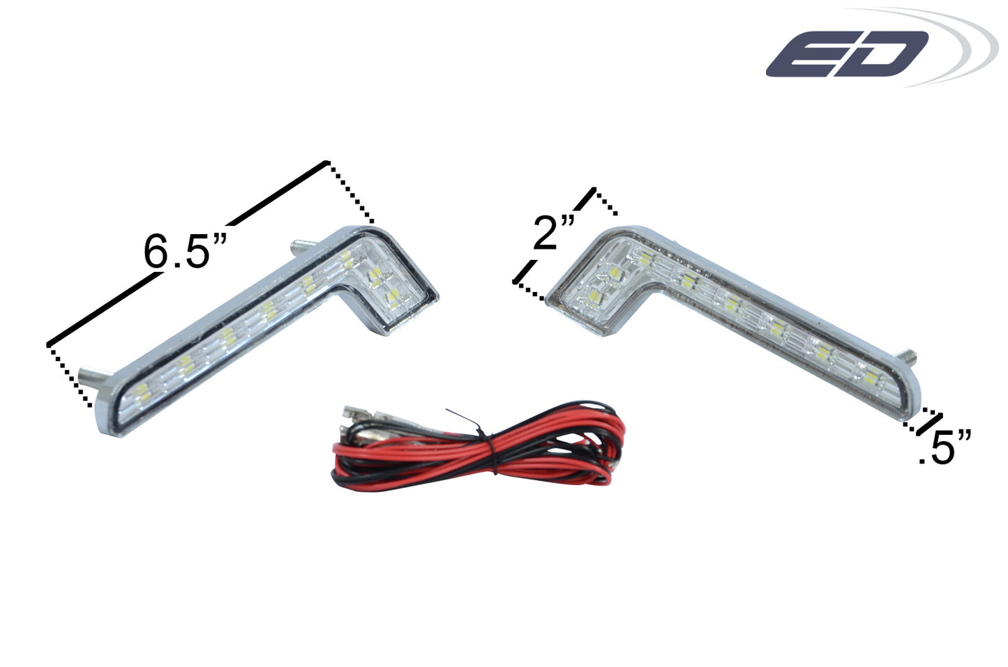 Universal LED Daytime Running Light 4 - 2 Piece