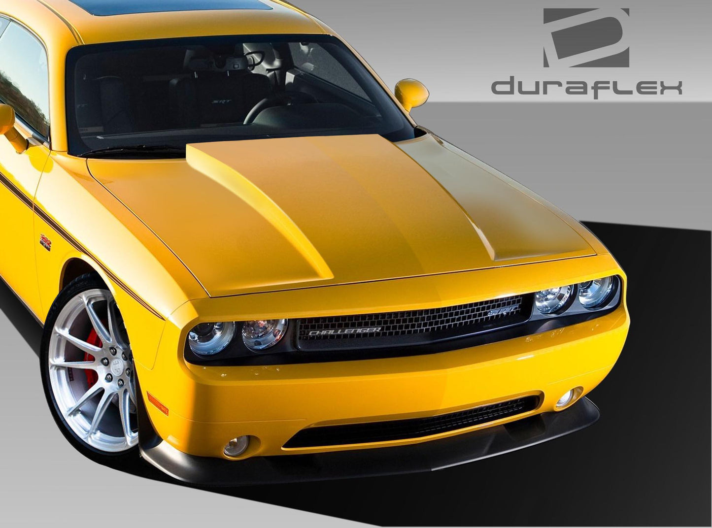 2008-2021 Dodge Challenger Duraflex Cowl Hood - 1 Piece