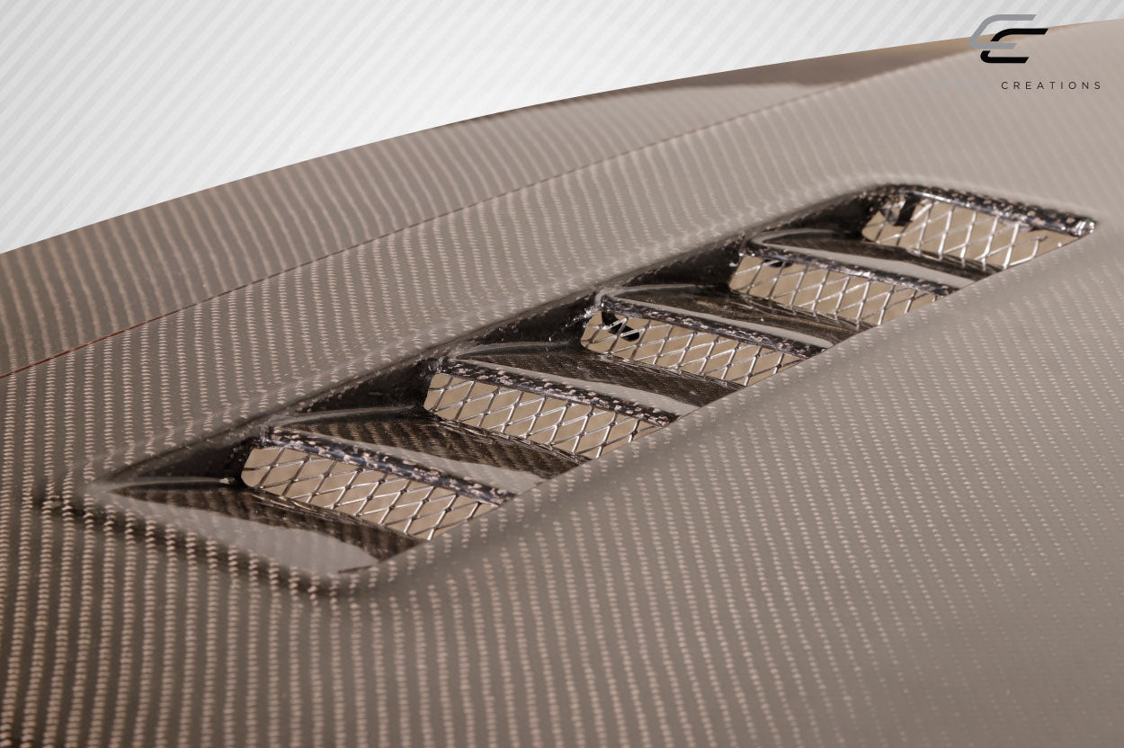 2013-2014 Ford Mustang / 2010-2014 Mustang GT500 Carbon Creations GT500 Hood - I Piece