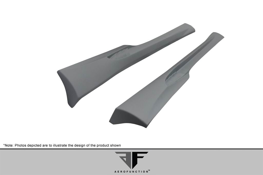 2003-2010 Bentley Continental GT GTC AF-1 Side Skirt Rocker Panels ( GFK ) - 2 Piece