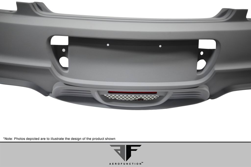 2003-2010 Bentley Continental GT GTC AF-1 Rear Bumper Cover ( GFK ) - 1 Piece