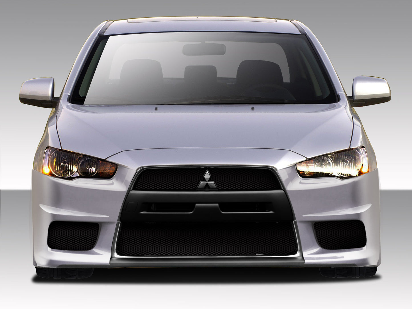 2008-2017 Mitsubishi Lancer Duraflex Evo X V3 Body Kit - 6 Piece - Includes Evo X V3 Front Bumper Cover (109413) Evo X V3 Side Skirt Rocker Panels (109414) Evo X V3 Rear Bumper Cover (109415) Evo X V3 Fenders (109416)
