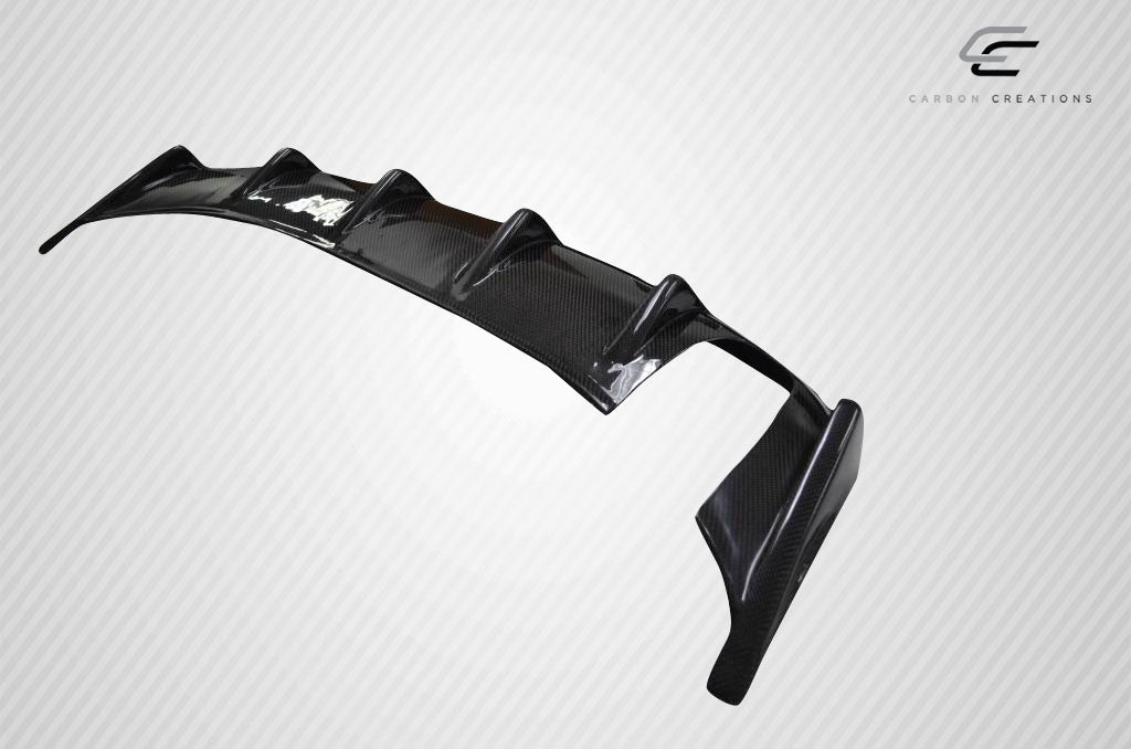2008-2017 Mitsubishi Lancer 4DR Carbon Creations M Power Rear Diffuser - 1 Piece