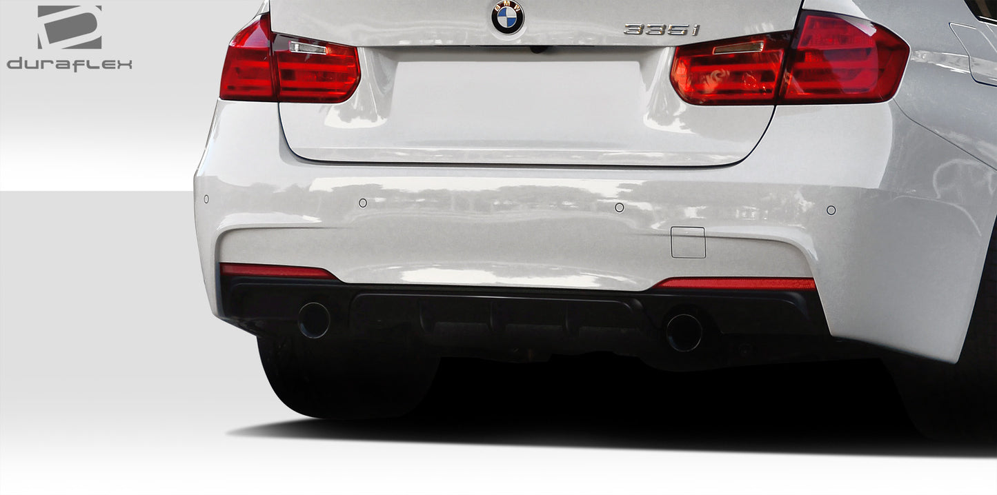 2012-2018 BMW 3 Series F30 Duraflex M Performance Look Rear Diffuser - 1 Piece ( will only fit M Sport bumpers )