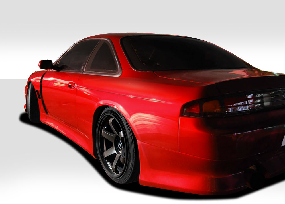 1995-1998 Nissan 240SX S14 Duraflex V-Speed Wide Body Rear Fenders - 2 Piece