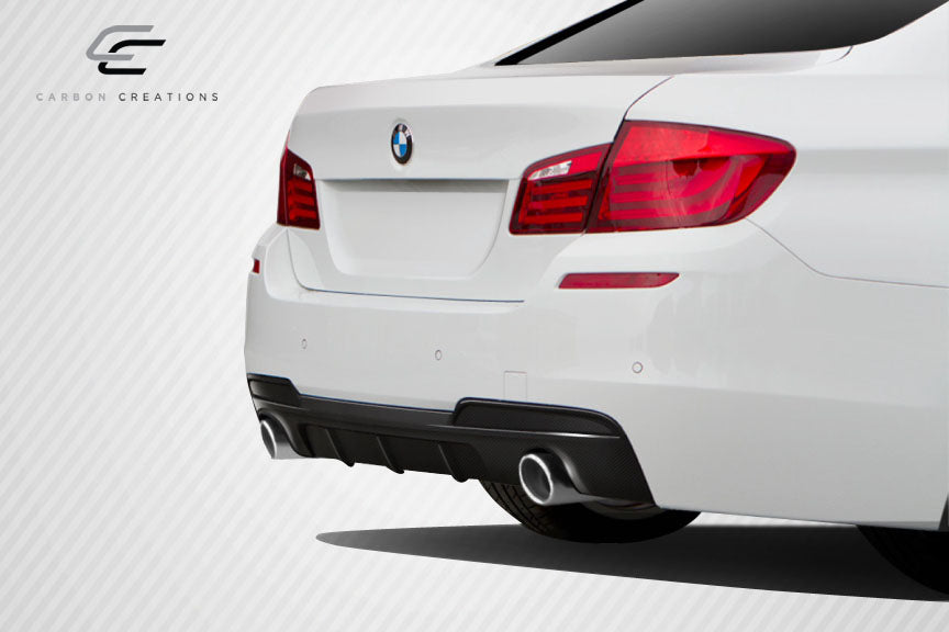 2011-2016 BMW 5 Series F10 Carbon Creations M Performance Look Rear Diffuser ( will only fit M Sport Bumpers) - 1 Piece