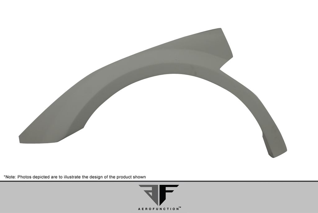 2004-2008 Lamborghini Gallardo AF-1 Wide Body Front Fender Flares ( GFK ) - 2 Piece
