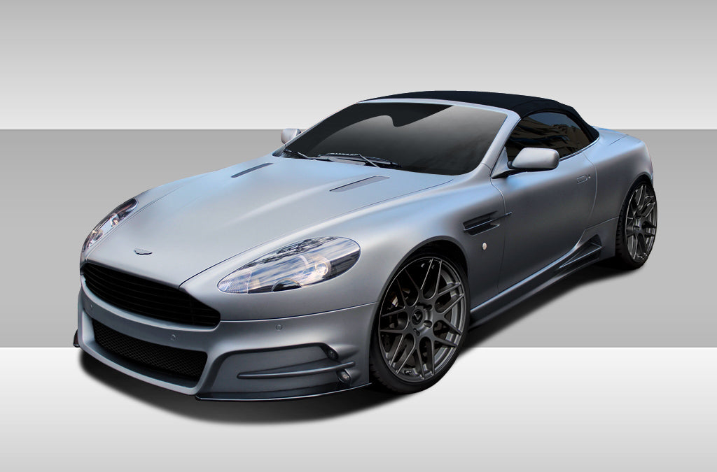 2004-2012 Aston Martin DB9 DBS Eros Version 1 Body Kit - 4 Piece - Includes Eros Version 1 Front Bumper Cover (109640) Eros Version 1 Side Skirt Rocker Panels (109641) Eros Version 1 Rear Bumper Cover (109642)