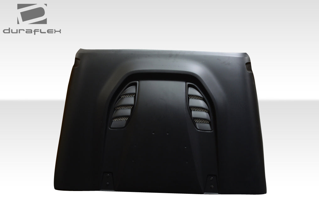 2007-2018 Jeep Wrangler Duraflex Power Dome Hood - 1 Piece