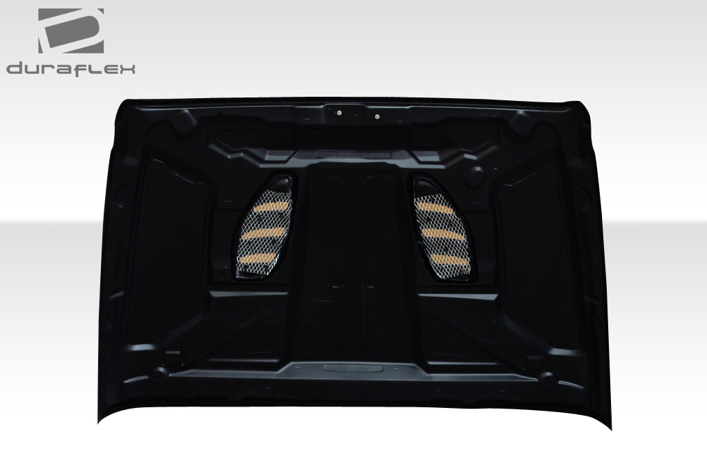2007-2018 Jeep Wrangler Duraflex Power Dome Hood - 1 Piece