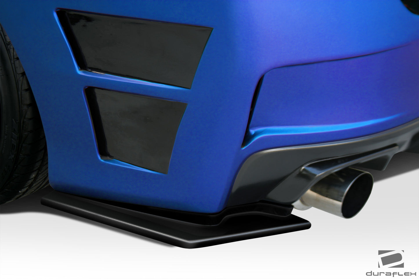 2015-2020 Subaru WRX Duraflex NBR Concept Rear Splitters - 2 Piece