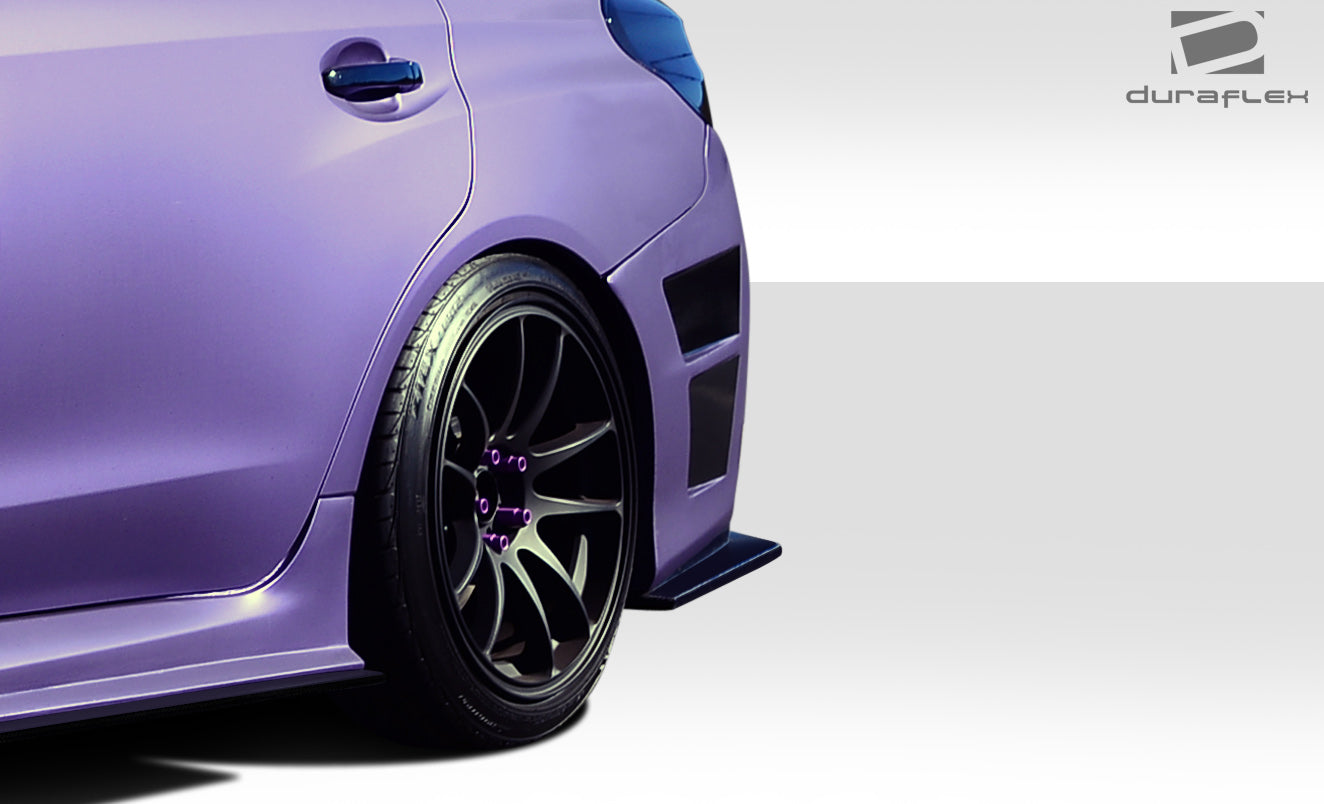 2015-2020 Subaru WRX Duraflex NBR Concept Rear Splitters - 2 Piece
