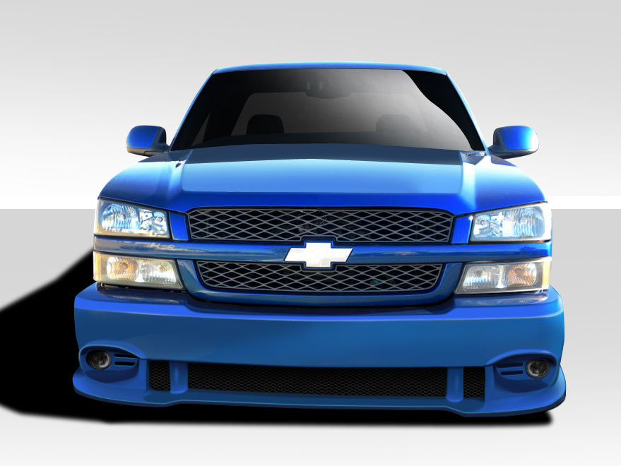 2003-2006 Chevrolet Silverado 2002-2006 Chevrolet Avalanche (without cladding) Duraflex BT-3 Front Bumper Cover - 1 Piece