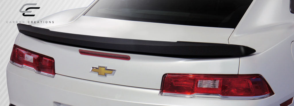2014-2015 Chevrolet Camaro Carbon Creations Stingray Z Look Rear Wing Trunk Lid Spoiler - 2 Piece