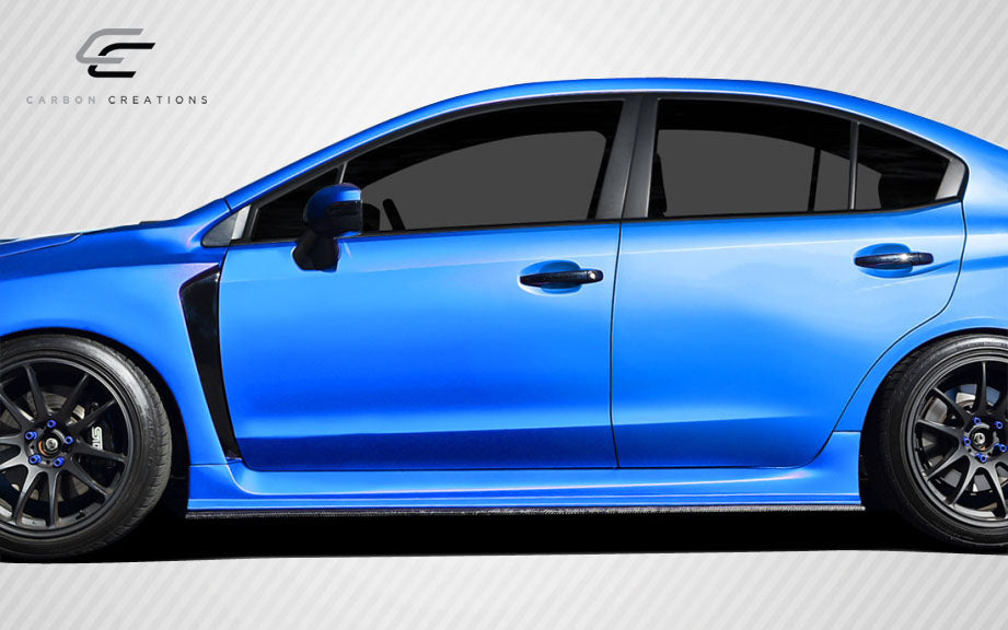 2015-2020 Subaru WRX Carbon Creations NBR Concept Side Splitters - 2 Piece