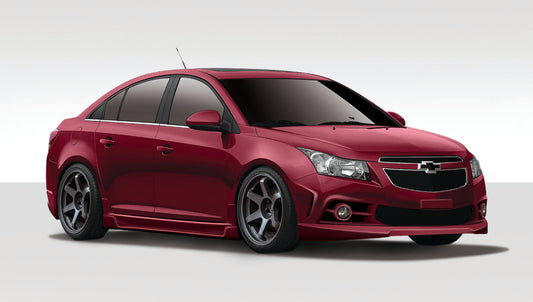 2011-2015 Chevrolet Cruze Duraflex Concept X Body Kit - 4 Piece - Includes Concept X Front Bumper Cover (109720) Concept X Side Skirt Rocker Panels (109721) Concept X Rear Bumper Cover (109722)