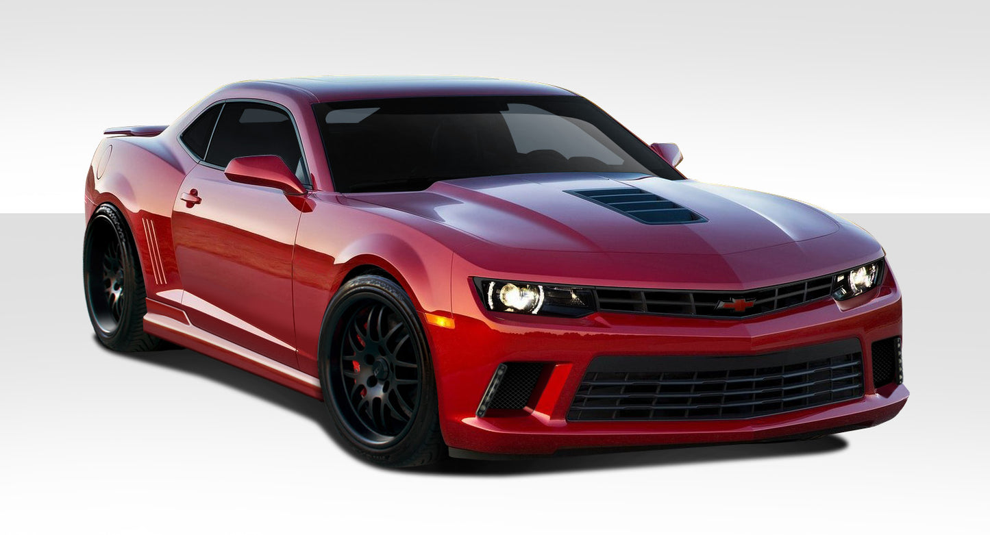 2014-2015 Chevrolet Camaro Duraflex GT Concept Body Kit - 4 Piece - Includes GT Concept Front Bumper Cover (109794) GT Concept Side Skirt Rocker Panels (109796) GT Concept Rear Bumper Cover (109797)