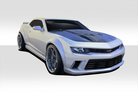 2010-2015 Chevrolet Camaro Duraflex GT Concept Wide Body Kit - 4 Piece - Includes Wide Body GT Concept Front Fender Flares (109799) Wide Body GT Concept Rear Fender Flares (109800)