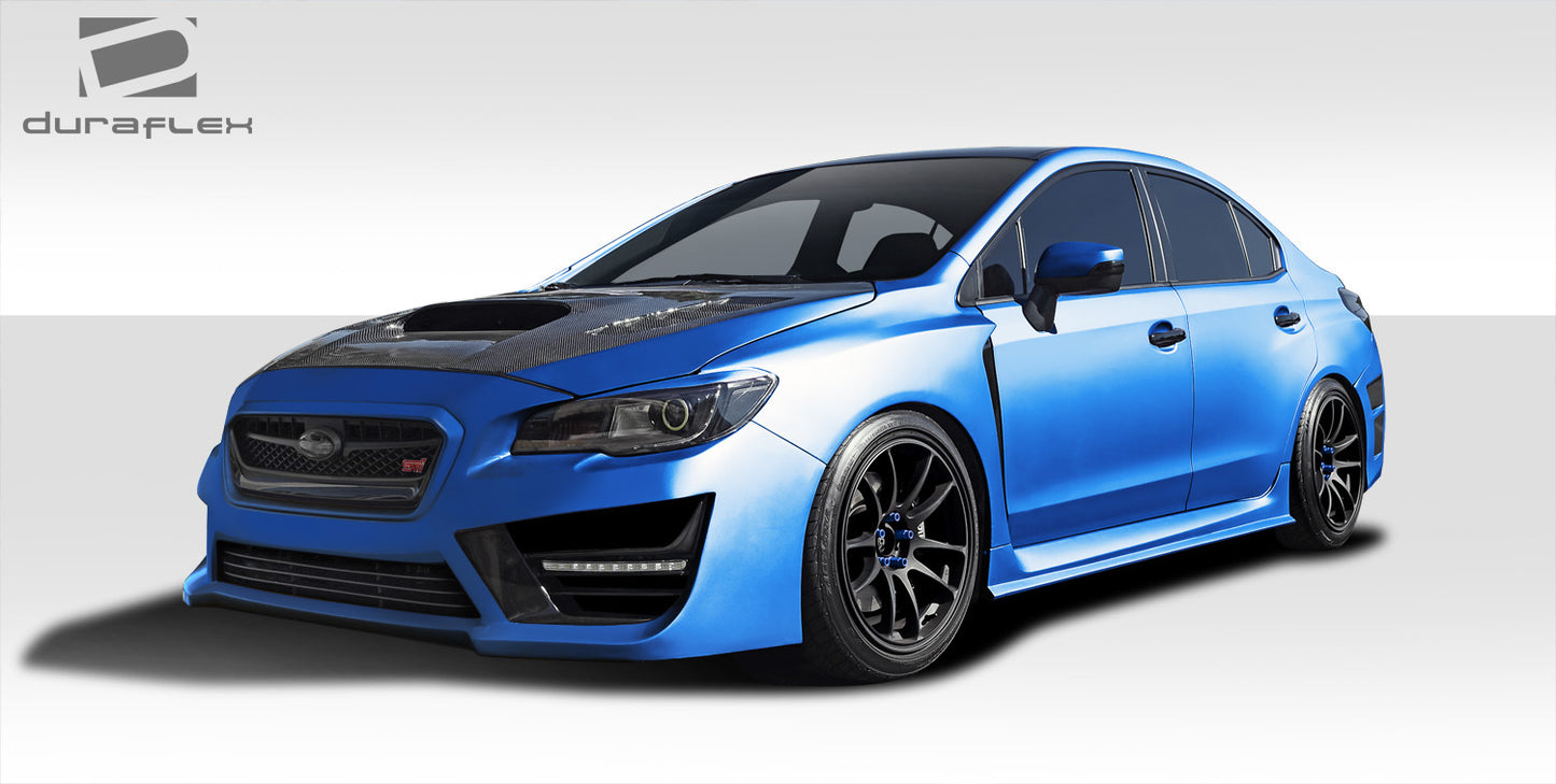 2015-2020 Subaru WRX Duraflex NBR Concept Body Kit - 4 Piece - Includes NBR Concept Front Bumper Cover (109821) NBR Concept Side Skirt Rocker Panels (109822) NBR Concept Rear Bumper Cover (109823)