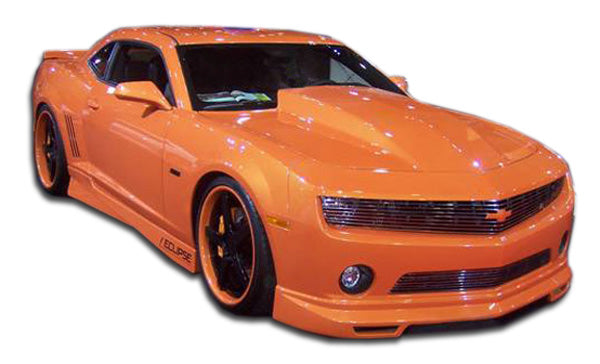 2010-2013 Chevrolet Camaro V6 Duraflex Racer Body Kit - 4 Piece - Includes Racer Front Lip Under Spoiler Air Dam (105981) Racer Side Skirts Rocker Panels (105983) Racer Rear Lip Under Spoiler Air Dam (105984)