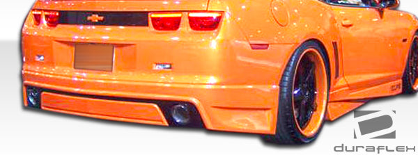 2010-2013 Chevrolet Camaro V6 Duraflex Racer Body Kit - 4 Piece - Includes Racer Front Lip Under Spoiler Air Dam (105981) Racer Side Skirts Rocker Panels (105983) Racer Rear Lip Under Spoiler Air Dam (105984)