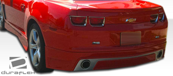 2010-2013 Chevrolet Camaro V6 Duraflex Racer Body Kit - 4 Piece - Includes Racer Front Lip Under Spoiler Air Dam (105981) Racer Side Skirts Rocker Panels (105983) Racer Rear Lip Under Spoiler Air Dam (105984)