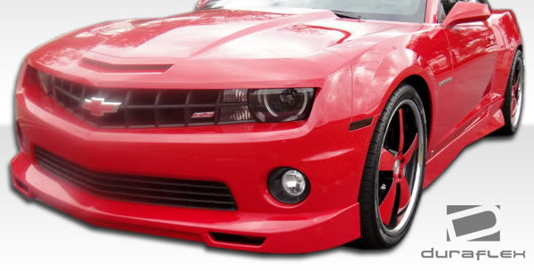 2010-2013 Chevrolet Camaro V8 Duraflex Racer Body Kit - 4 Piece - Includes Racer Front Lip Under Spoiler Air Dam (105982) Racer Side Skirts Rocker Panels (105983) Racer Rear Lip Under Spoiler Air Dam (105985)