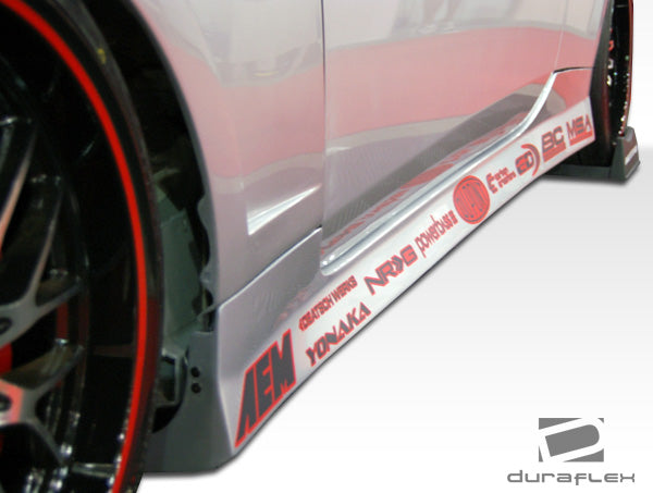 2010-2012 Hyundai Genesis Coupe 2DR Duraflex MS-R Body Kit - 4 Piece - Includes MS-R Front Lip Under Spoiler Air Dam (105974) Circuit Side Skirts Rocker Panels (105829) Circuit Rear Bumper Cover (105830)