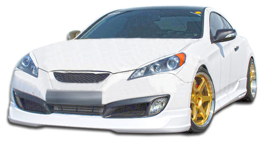 2010-2012 Hyundai Genesis Coupe 2DR Duraflex MS-R Body Kit - 4 Piece - Includes MS-R Front Lip Under Spoiler Air Dam (105974) Circuit Side Skirts Rocker Panels (105829) Circuit Rear Bumper Cover (105830)