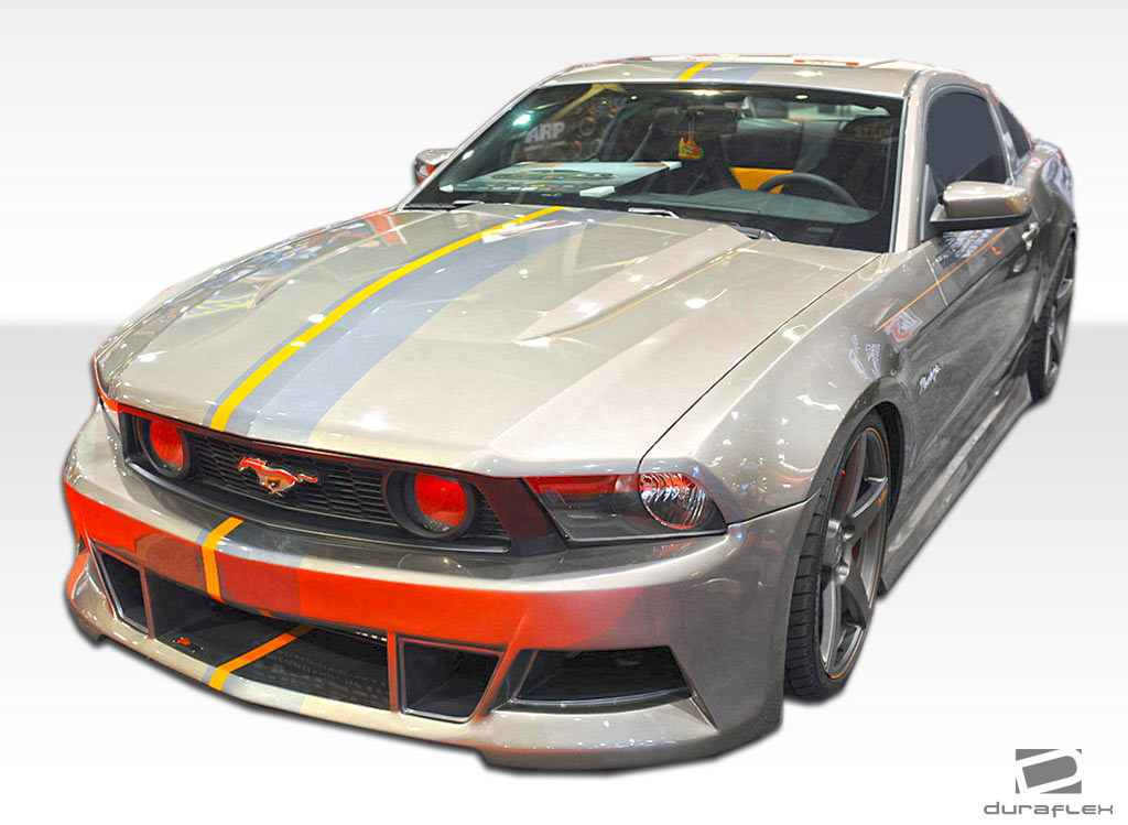 2005-2014 Ford Mustang Duraflex Tjin Edition Side Skirts Rocker Panels - 2 Piece