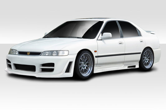 1994-1995 Honda Accord 4DR Duraflex R34 Body Kit - 4 Piece - Includes R34 Front Bumper Cover (101476) Spyder Rear Bumper Cover (101463) Spyder Side Skirts Rocker Panels (101450)