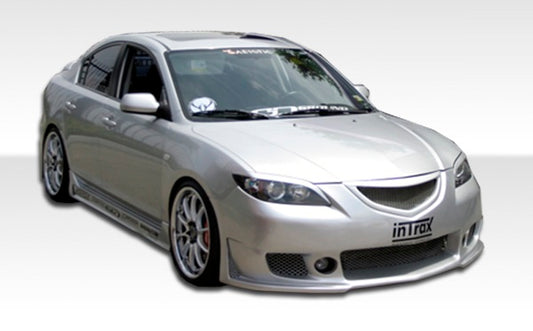 2004-2008 Mazda 3 4DR Duraflex B-2 Body Kit - 4 Piece - Includes B-2 Front Bumper Cover (100562) B-2 Rear Bumper Cover (100563) B-2 Side Skirts Rocker Panels (100564)