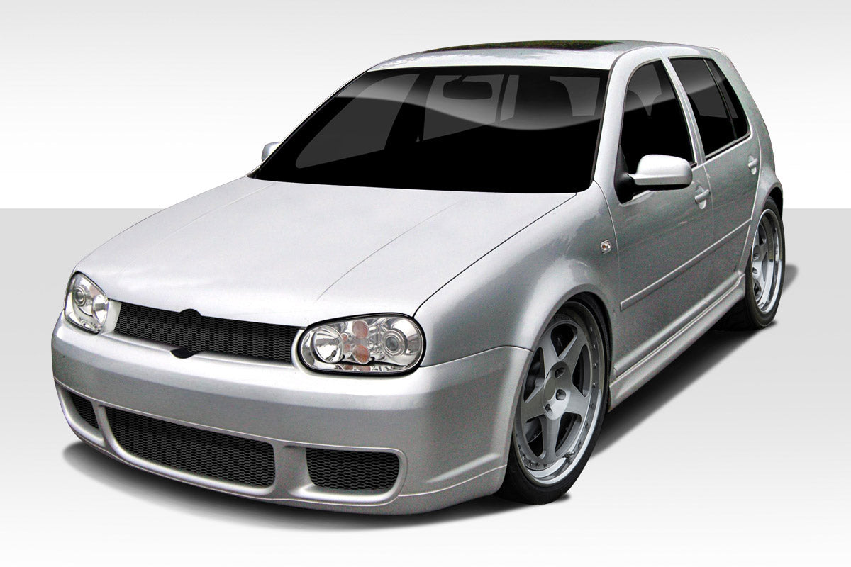 1999-2005 Volkswagen Golf GTI 4DR Duraflex R32 Body Kit - 4 Piece - Includes R32 Front Bumper Cover (102181) R32 Rear Bumper Cover (102182) R32 Side Skirts Rocker Panels (102183)