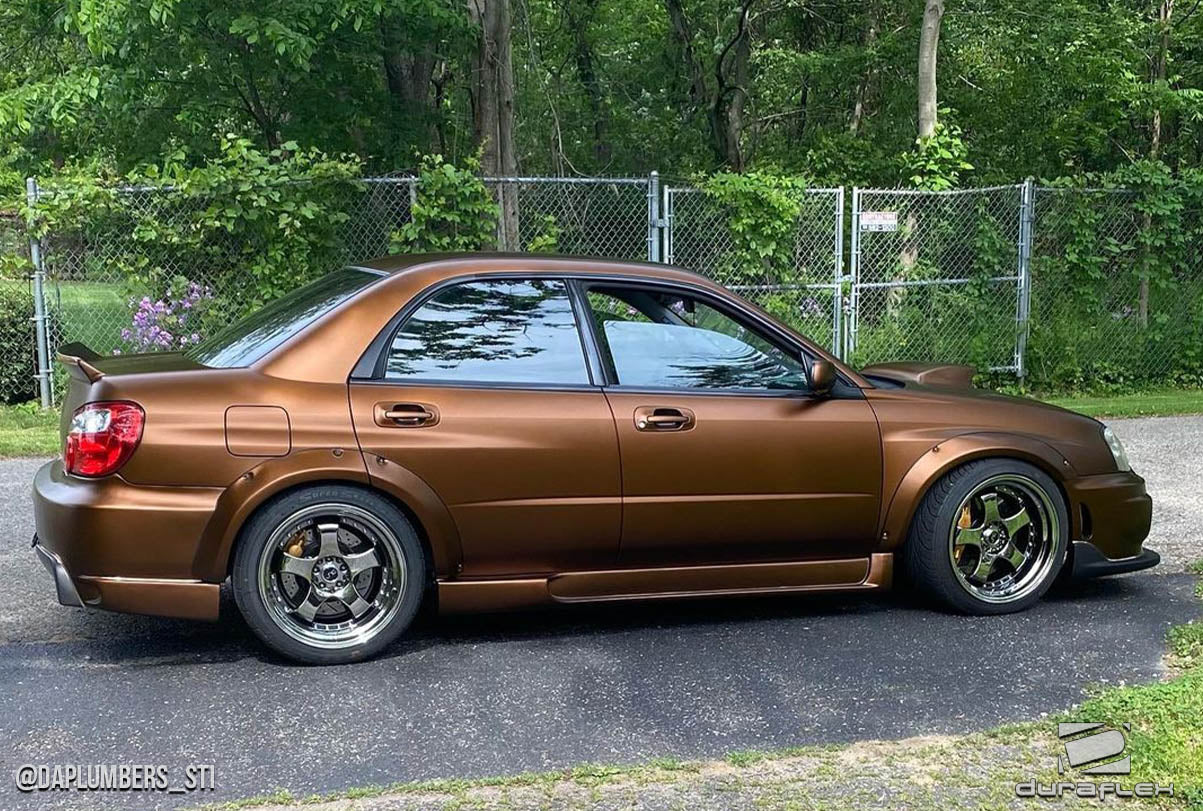 2004-2005 Subaru Impreza WRX 4DR Duraflex I-Spec Body Kit - 4 Piece - Includes I-Spec Front Bumper Cover (103311) I-Spec Rear Bumper Cover (103310) I-Spec Side Skirts Rocker Panels (103291)