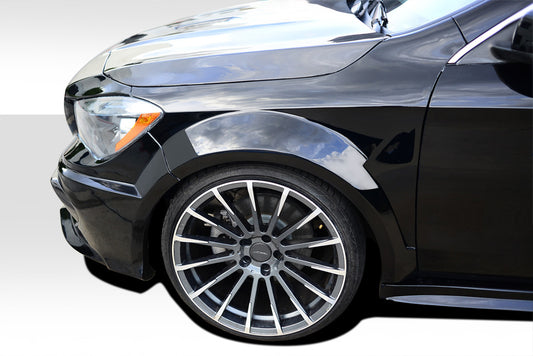 2014-2015 Mercedes CLA Class Duraflex Black Series Look Wide Body Front Fenders - 2 Piece