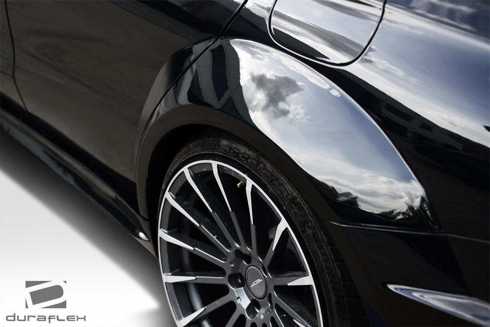 2014-2015 Mercedes CLA Class Duraflex Black Series Look Wide Body Rear Fenders - 4 Piece