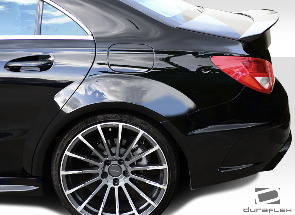 2014-2015 Mercedes CLA Class Duraflex Black Series Look Wide Body Rear Fenders - 4 Piece
