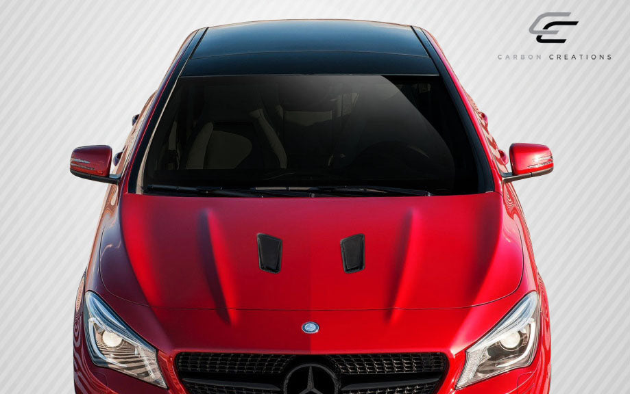 2014-2016 Mercedes CLA Class Carbon Creations Black Series Look Hood - 1 Piece