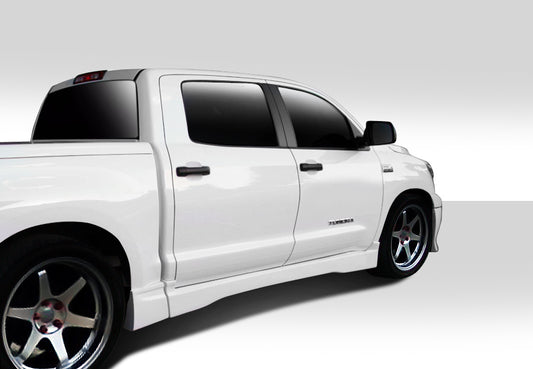 2007-2014 Toyota Tundra Crew Max Duraflex BT-1 Side Skirts Rocker Panels - 4 Piece