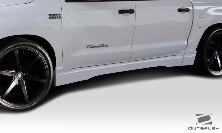 2007-2014 Toyota Tundra Crew Max Duraflex BT-1 Side Skirts Rocker Panels - 4 Piece