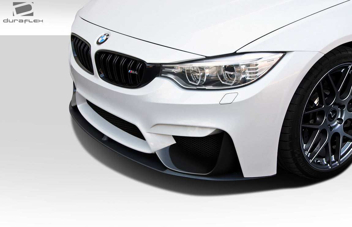 2014-2018 BMW M3 F80 2014-2020 M4 F82 F83 Duraflex M Performance Look Front Splitter - 2 Piece