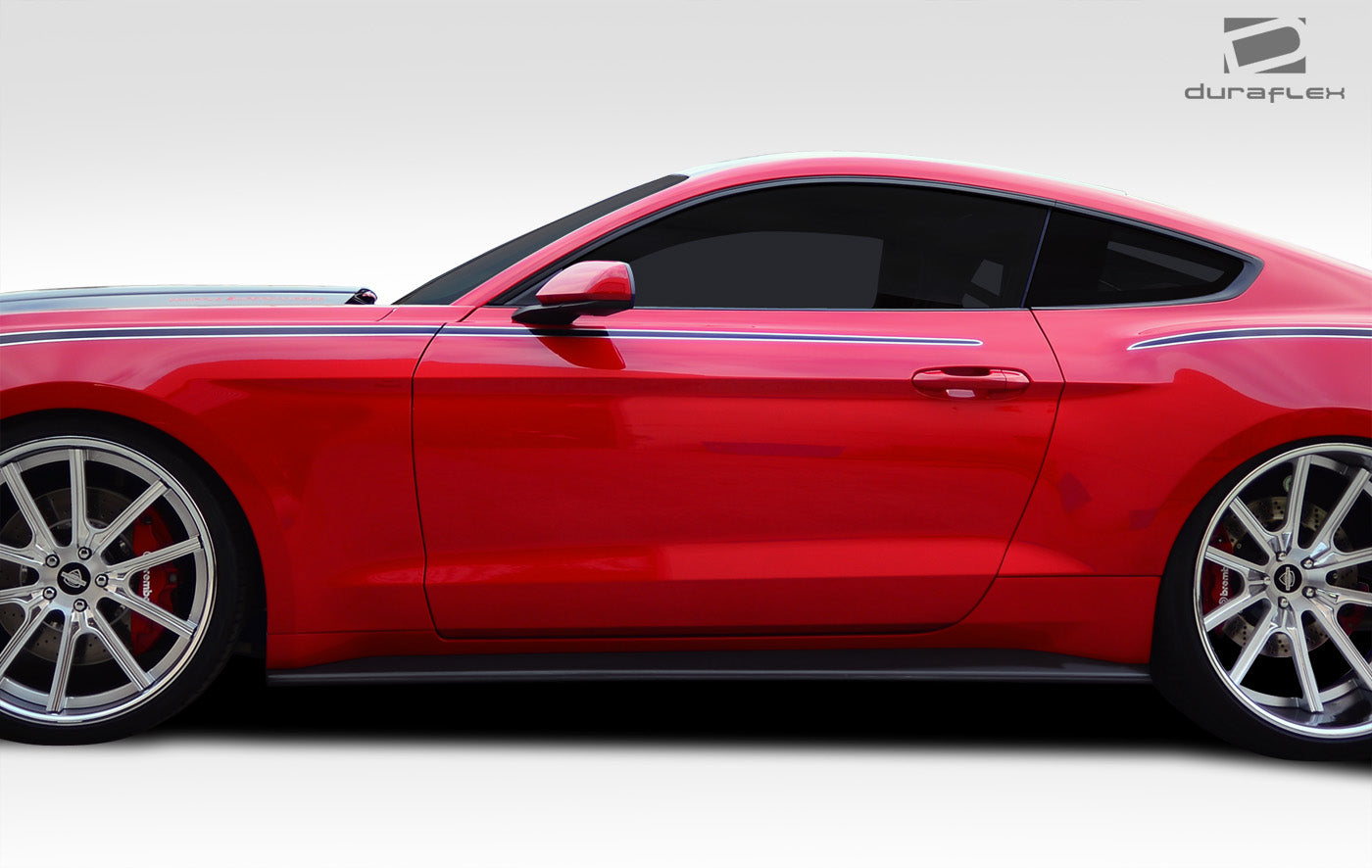2015-2020 Ford Mustang Duraflex GT Concept Side Skirt Splitters - 2 Piece